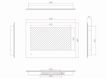 AVS240SM Magic Mirror TV